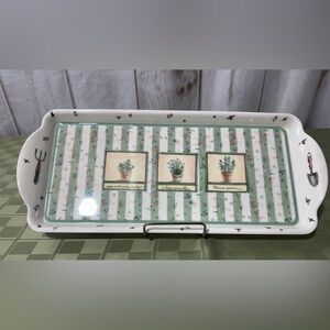 Pfaltzgraff Naturewood 14" Melamine Sandwich Tray